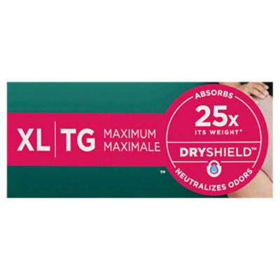 Depend Fresh Protection Adult Incontinence Underwear Maximum Absorbency  Extra-Large Blush Underwear, 26 count - Harris Teeter