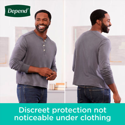 Depend Night Defense Adult Incontinence Underwear for Men, Overnight,  Disposable, X-Large, 24 Count (2 Packs of 12) (Packaging May Vary)