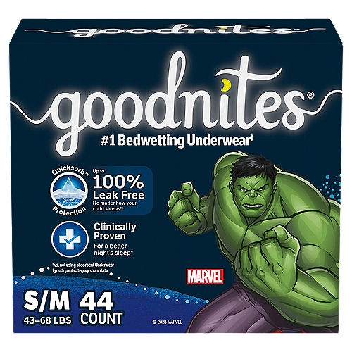 Goodnites Nighttime Bedwetting Underwear for Boys