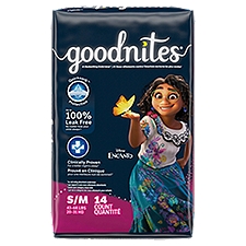 GoodNites Youth Pants - Small & Medium - Girl, 14 Each