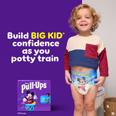 Huggies Pull-Ups Disney Junior Mickey Potty Training Pants, Size 2T-3T, 16-34 lbs, 74 Count Image 4 of 15