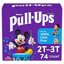 Pull-Ups Boys' Potty Training Pants, 2T-3T (16-34 lbs), 74 Each