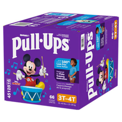 Huggies Pull-Ups Disney Junior Mickey Potty Training Pants, Size 3T-4T, 32-40 lbs, 66 Count Image 13 of 16