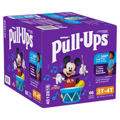 Huggies Pull-Ups Disney Junior Mickey Potty Training Pants, Size 3T-4T, 32-40 lbs, 66 Count Image 14 of 16