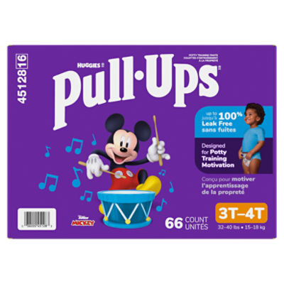 Huggies Pull-Ups Disney Junior Mickey Potty Training Pants, Size 3T-4T, 32-40 lbs, 66 Count Image 10 of 16