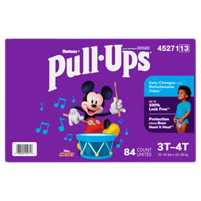 Pull-Ups Boys' Potty Training Pants, 3T-4T (32-40 lbs), 84 Count