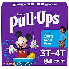 Pull-Ups Boys' Potty Size 5 3T-4T, Training Pants, 84 Each