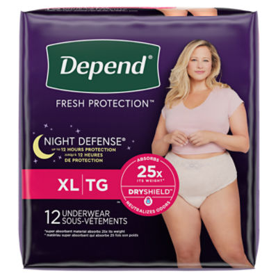Depend Night Defense Underwear for Men