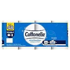 Cottonelle Ultra CleanCare Toilet Paper, Double Rolls, 24 Each