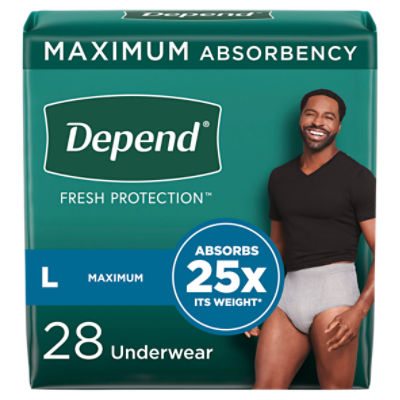 Depend Silhouette Incontinence Underwear, Extra-Large (50–60