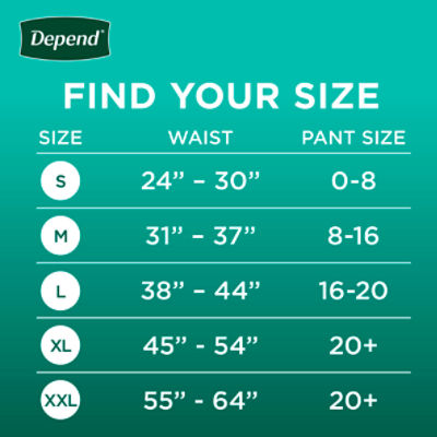 Depend Fresh Protection Adult Incontinence Underwear Maximum