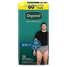 Depend Underwear Maximum XL, 26 Each