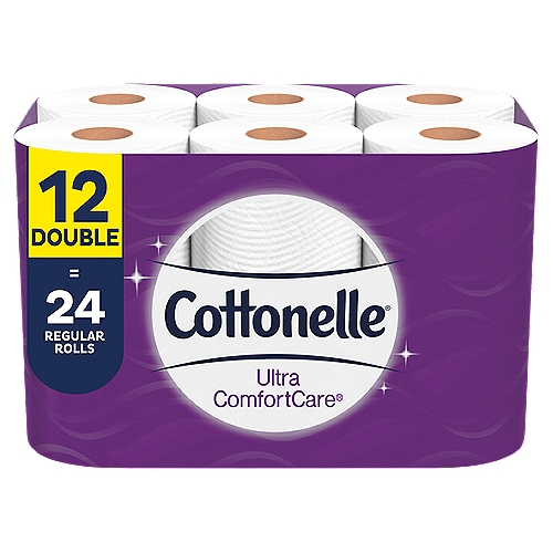 This two-ply toilet tissue is uniquely designed with a CleaningRipples Texture that removes more & is three times thicker, stronger, and more absorbent per sheet vs. the Leading National Value Brand.
