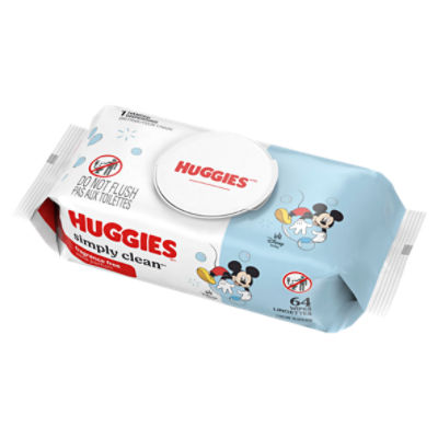 Huggies Simply Clean Fragrance Free Wipes, 64 Count Image 14 of 15