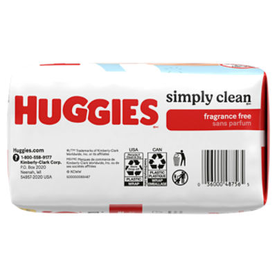 Huggies Simply Clean Fragrance Free Wipes, 192 Count Image 13 of 18