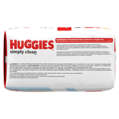 Huggies Simply Clean Fragrance Free Wipes, 192 Count Image 14 of 18