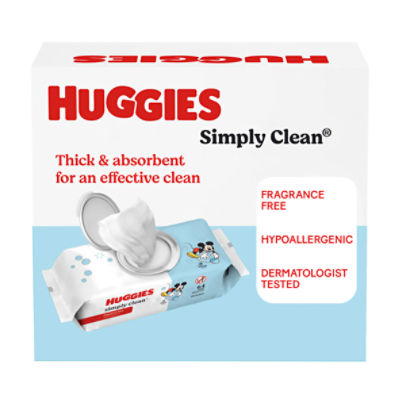 Huggies Simply Clean Fragrance Free Wipes, 192 Count Image 8 of 18