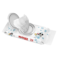 Huggies Simply Clean Unscented Baby Wipes, 24 count