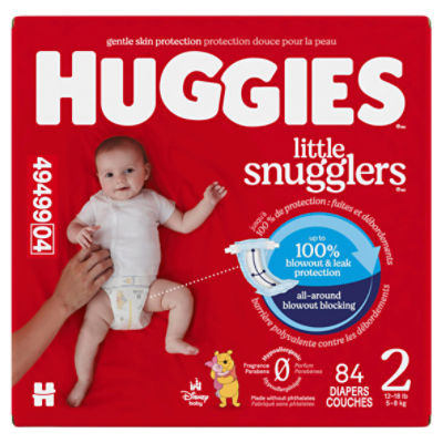 Huggies Little Snugglers Disney Baby Diapers, Size 2, 12-18 lb, 84 Count Image 7 of 13
