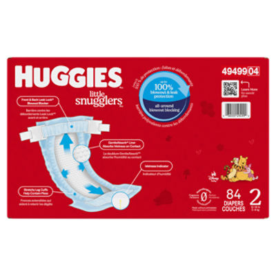 Huggies Little Snugglers Disney Baby Diapers, Size 2, 12-18 lb, 84 Count Image 9 of 13