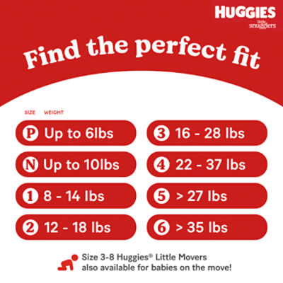 Huggies Little Snugglers Disney Baby Diapers, Size 2, 12-18 lb, 84 Count Image 6 of 13