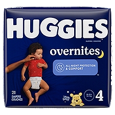 Huggies Overnites Diapers - Step 4, 21 Each