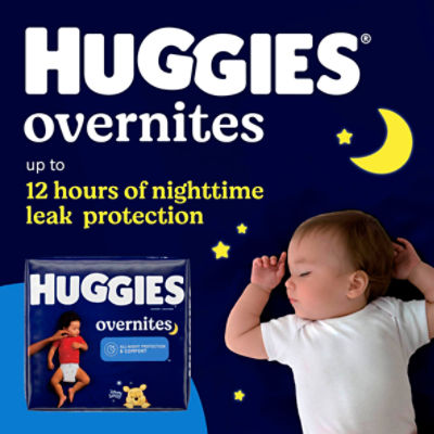 Huggies Overnites Nighttime Baby Diapers Size 4 (22-37 lbs) - The Fresh  Grocer