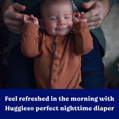 Huggies Overnites Nighttime Disposable Baby Diapers, Size 3, 4, 5