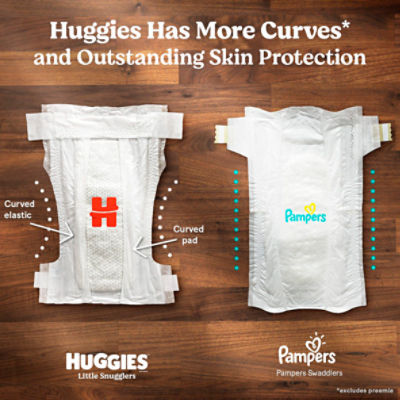 Huggies Little Snugglers Baby Diapers, Size Newborn (up to 10 lbs