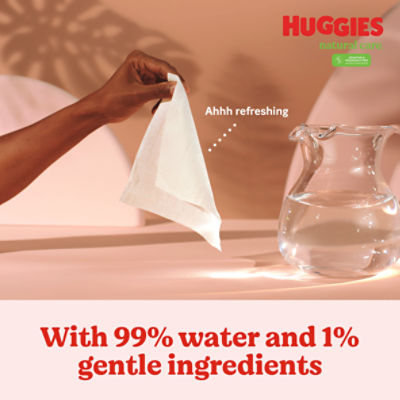 Huggies Natural Pure Water lingettes pour enfant