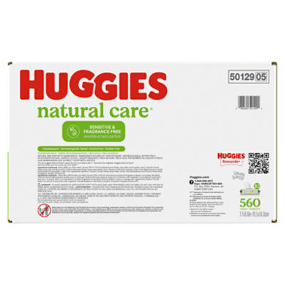 Huggies baby wipes - Natural Care - 560 wipes - Value pack