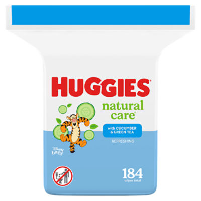 Huggies Natural Care Refreshing Scented Baby Wipes, 184 Each