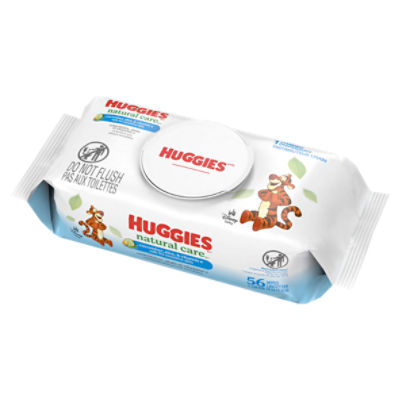 Huggies Natural Care Cucumber, Aloe, & Vitamin E Wipes, 56 Count Image 10 of 11