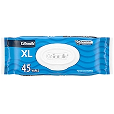 Cottonelle XL Flushable Wet Wipes Flip-Top Pack Adult Wet Wipes Large