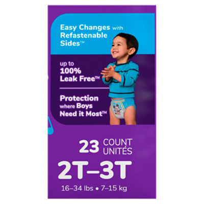 Pull-Ups Boys' Potty Training Pants, 2T-3T (16-34 lbs), 23 Count