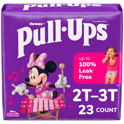 Pull-Ups Girls' Potty Training Pants, 2T-3T (16-34 lbs) - The