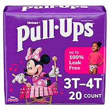 Pull-Ups Girls' Potty Training Pants, 3T-4T (32-40 lbs)