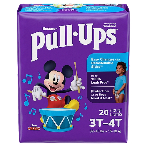 Pull-Ups Boys' Potty Training Pants, 3T-4T (32-40 lbs) - Price Rite