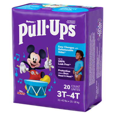 Pull-Ups Boys' Potty Training Pants, 3T-4T (32-40 lbs) - The Fresh Grocer