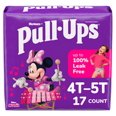 Pull-Ups Girls' Potty Training Pants, 4T-5T (38-50 lbs) - Price Rite