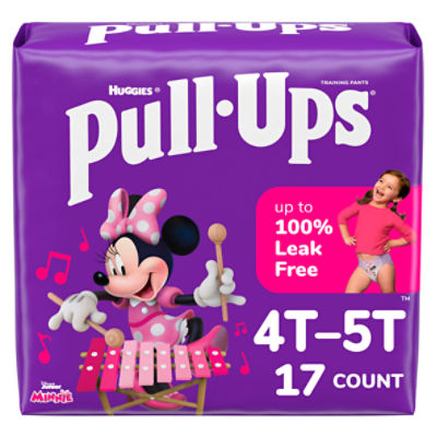 Pull-Ups Learning Designs Girls' Potty Training Pants 4T-5T (38-50