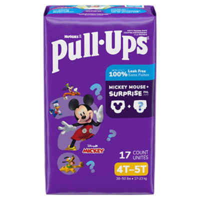 Huggies Pull-Ups Disney Jr. Mickey Potty Training Pants, Size 4T