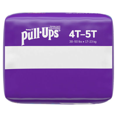  Pull-Ups Girls' Potty Training Pants, 4T-5T (38-50 lbs