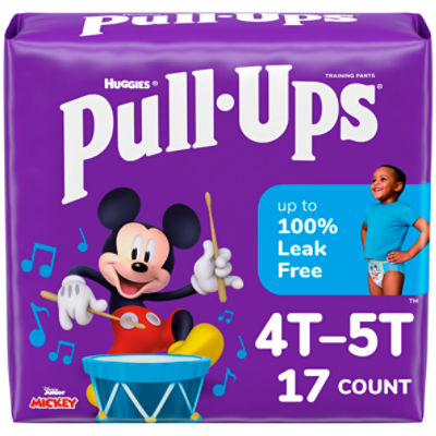 Huggies Pull-Ups Training Pants, 4T-5T, 38-50 lbs, 17 count