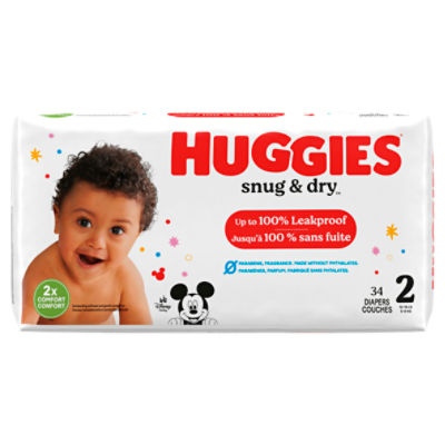 Save on Huggies Snug & Dry Disney Size 1 Diapers 8-14 lbs Order Online  Delivery