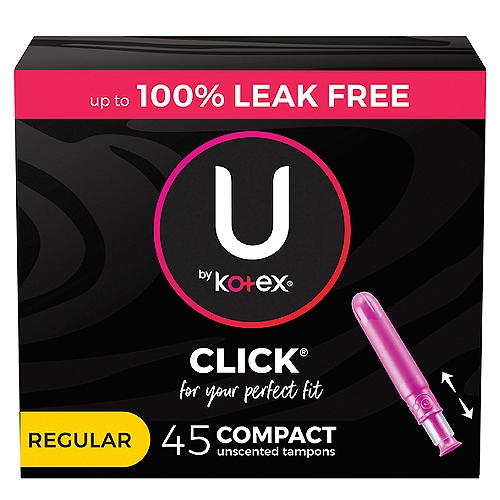 U by Kotex Click Compact Regular Tampons