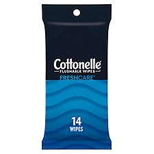 Cottonelle Fresh Care On-The-Go Flushable Wet Wipes On-The-Go Pack Adult Wet Wipes