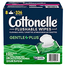 Cottonelle Wipes Flushable, 8 Each