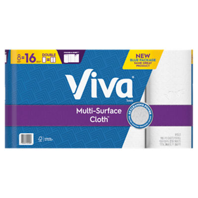  Viva Multi-Surface Cloth Paper Towels, Task Size - 12