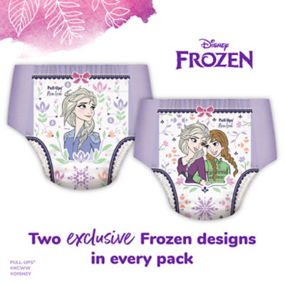 Pull-Ups New Leaf Girls' Disney Frozen Potty Training Pants, 3T-4T (32-40  lbs) - The Fresh Grocer